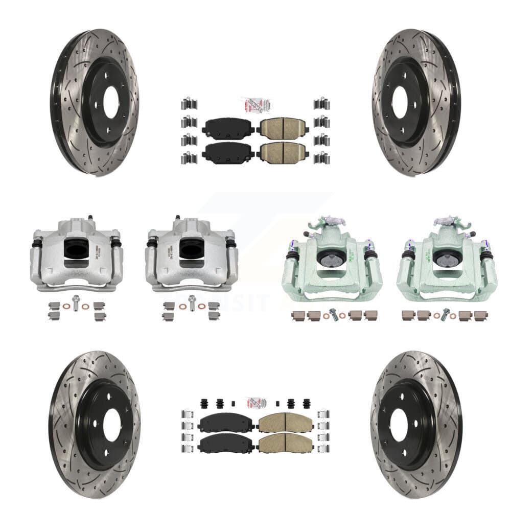 Transit Auto - KCD-101218N - Front and Rear Disc Brake Kits image 1