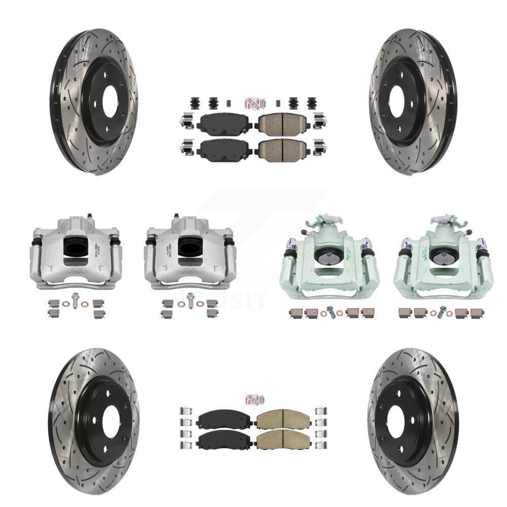 Transit Auto - KCD-101220N - Front and Rear Disc Brake Kits image 1