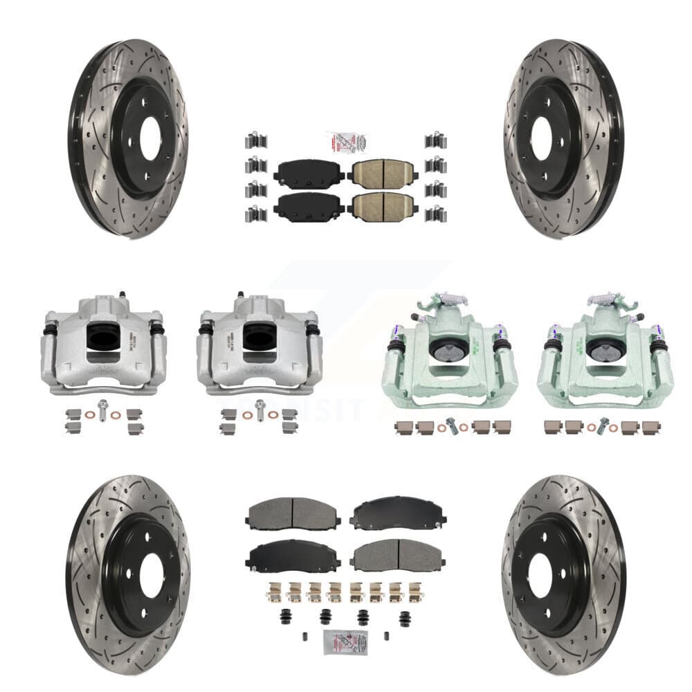 Transit Auto - KCD-101224N - Front and Rear Disc Brake Kits image 1