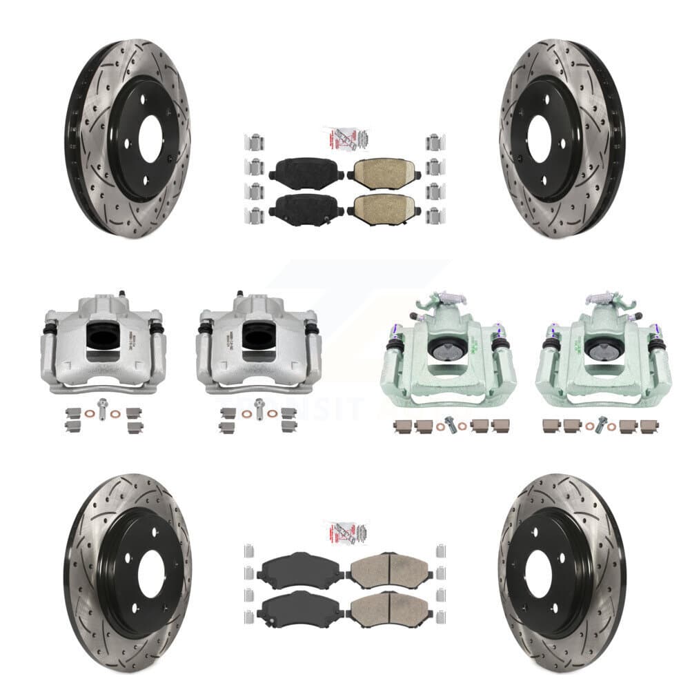 Transit Auto - KCD-101228N - Front and Rear Disc Brake Kits image 1