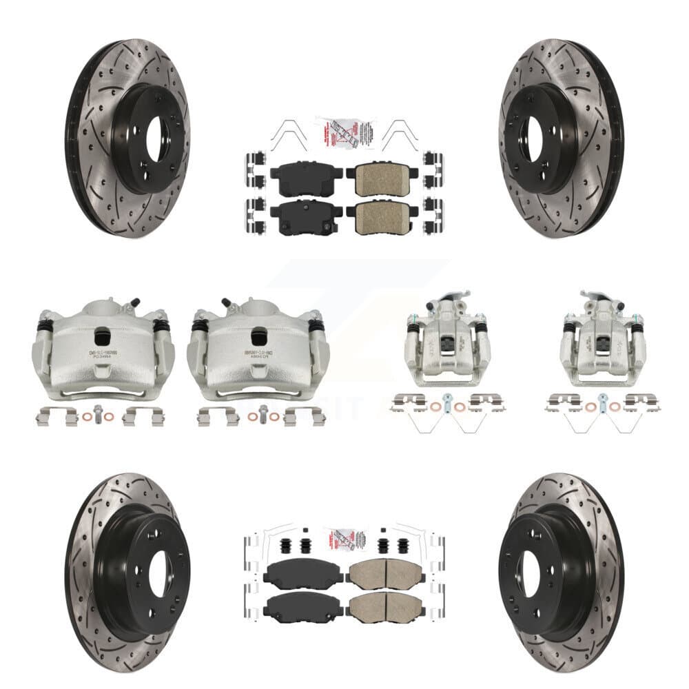 Transit Auto - KCD-101235N - Front and Rear Disc Brake Kits image 1