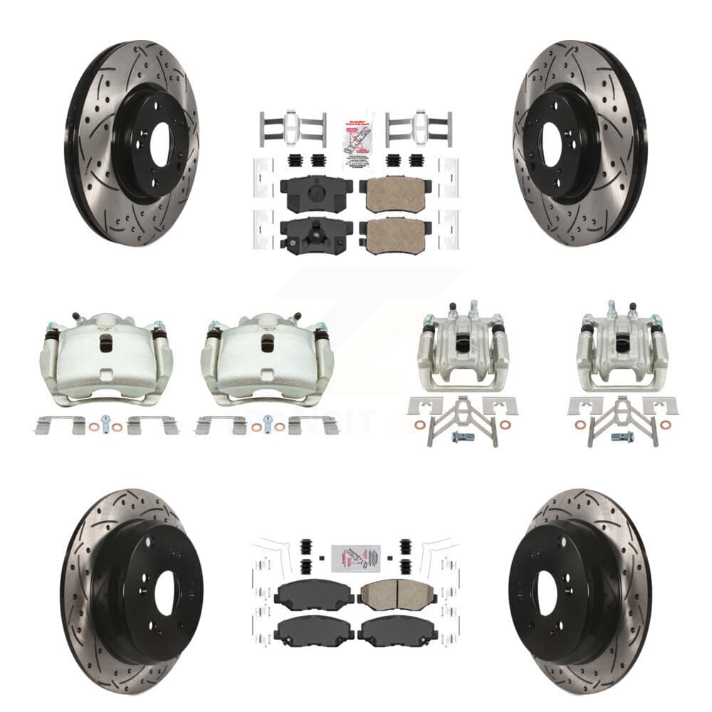 Transit Auto - KCD-101240N - Front and Rear Disc Brake Kits image 1
