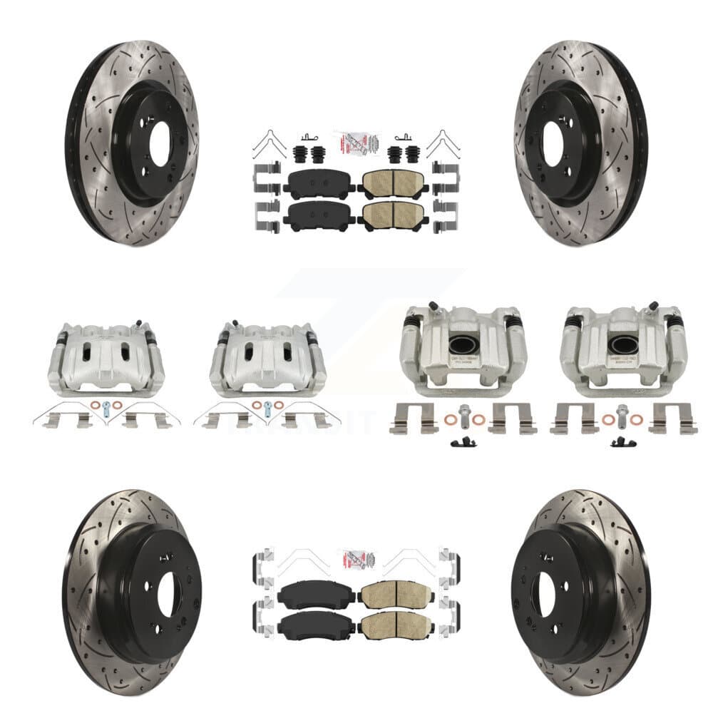 Transit Auto - KCD-101717N - Front and Rear Disc Brake Kits image 1