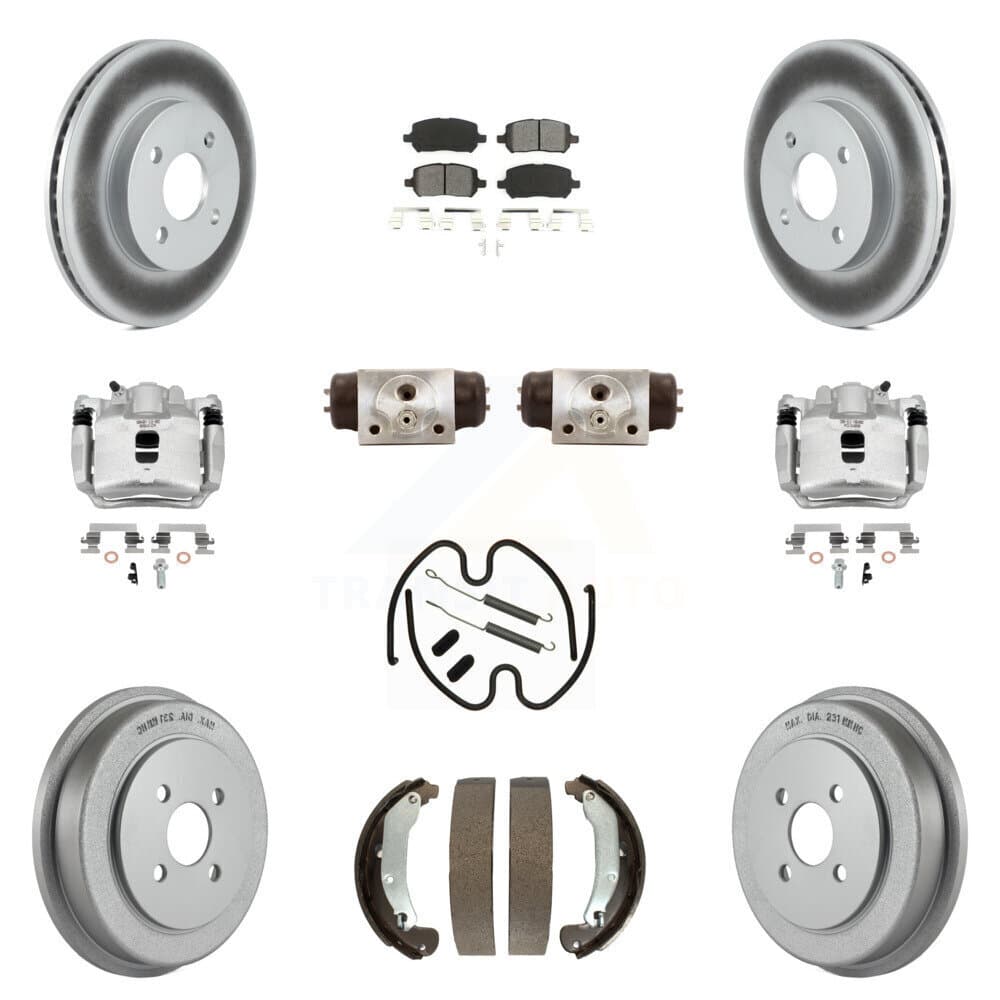 Transit Auto - KCG-100358S - Front and Rear Disc Brake Kits image 1