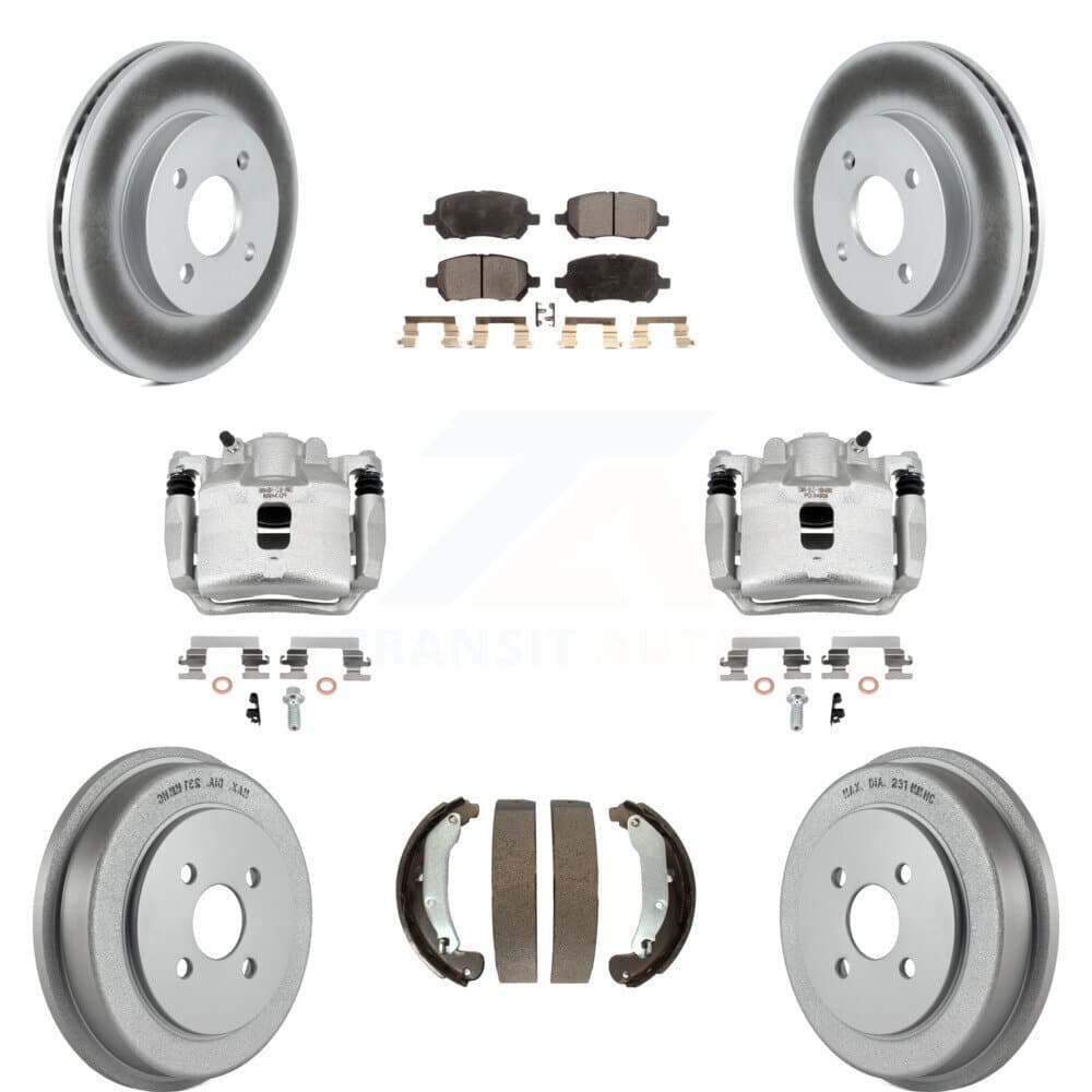 Transit Auto - KCG-100389T - Front and Rear Disc Brake Kits image 1