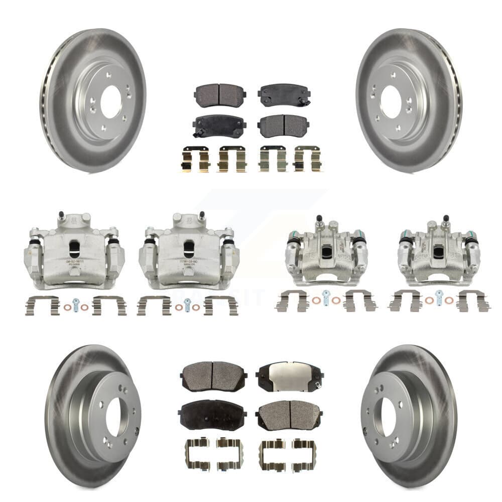 Transit Auto - KCG-100937P - Front and Rear Disc Brake Kits image 1