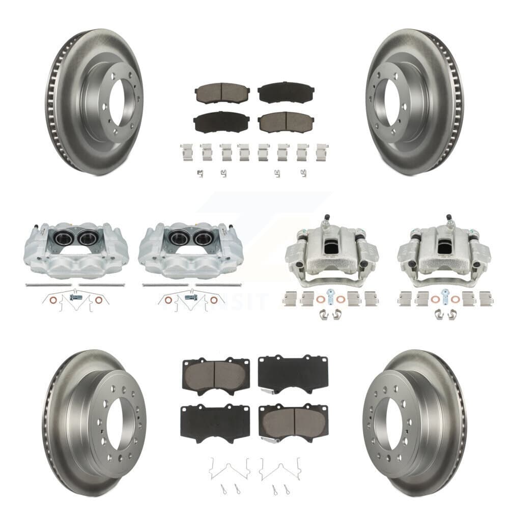 Transit Auto - KCG-101036C - Front and Rear Disc Brake Kits image 1