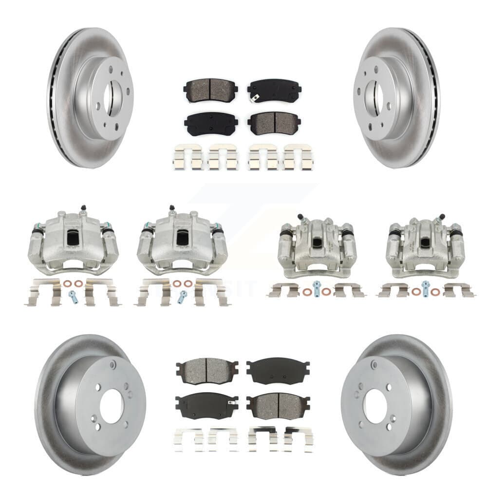 Transit Auto - KCG-101080S - Front and Rear Disc Brake Kits image 1
