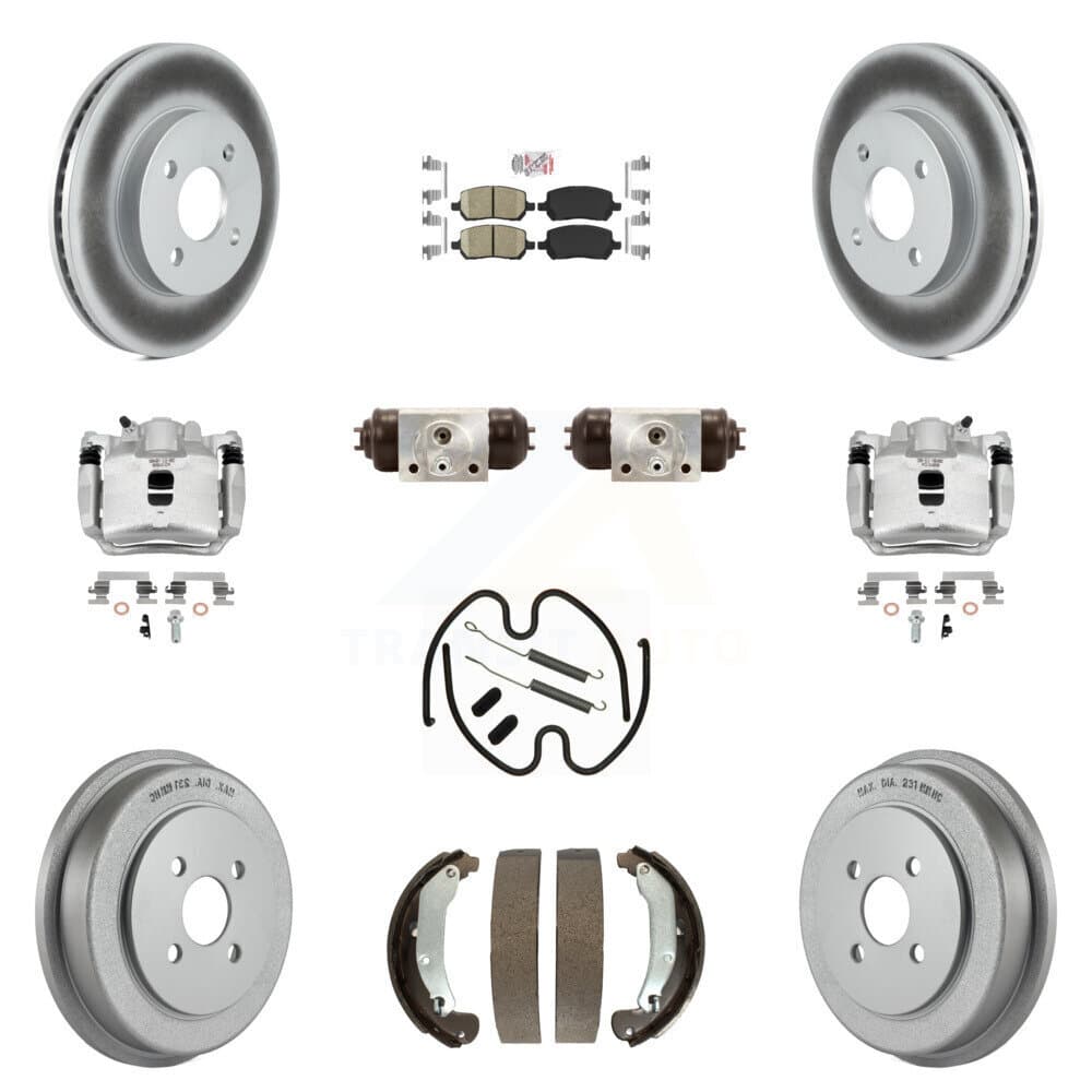 Transit Auto - KCG-101257N - Front and Rear Disc Brake Kits image 1