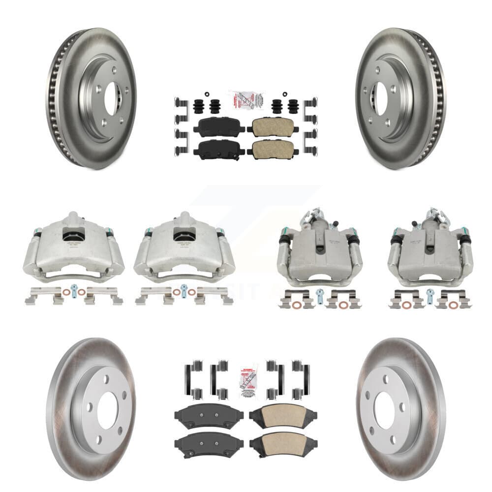 Transit Auto - KCG-101476N - Front and Rear Disc Brake Kits image 1
