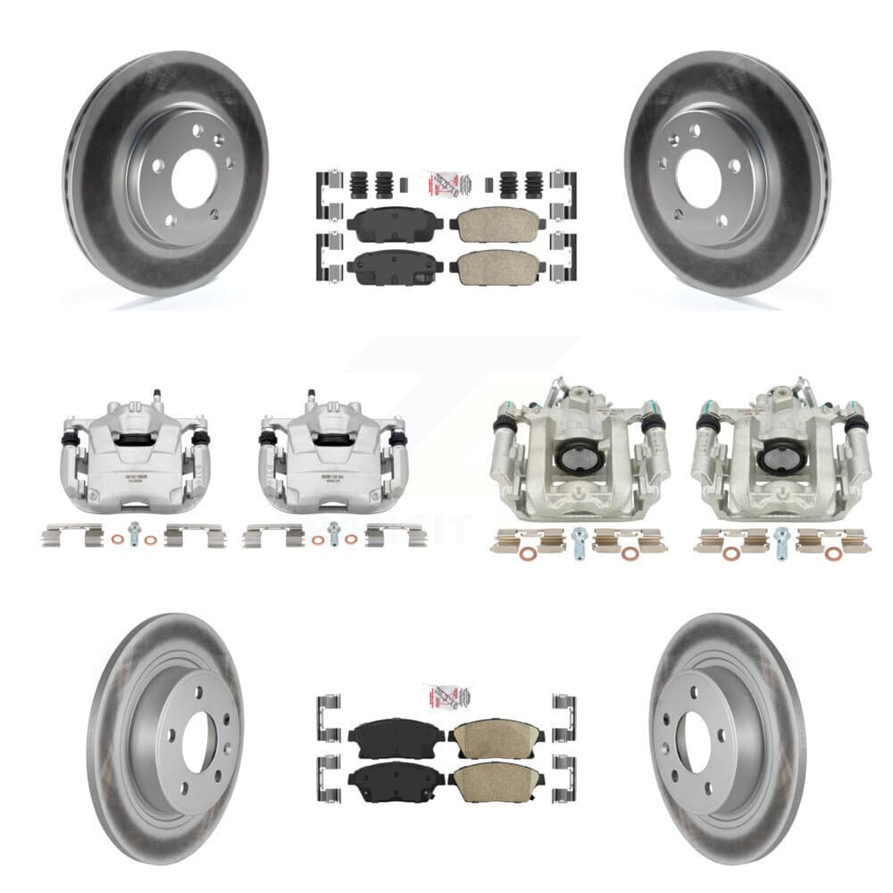 Transit Auto - KCG-101525N - Front and Rear Disc Brake Kits image 1