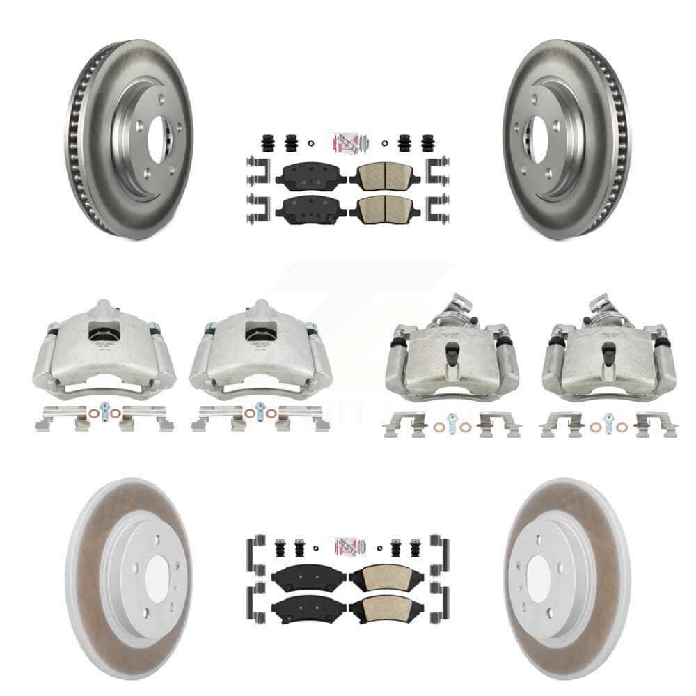 Transit Auto - KCG-101648N - Front and Rear Disc Brake Kits image 1