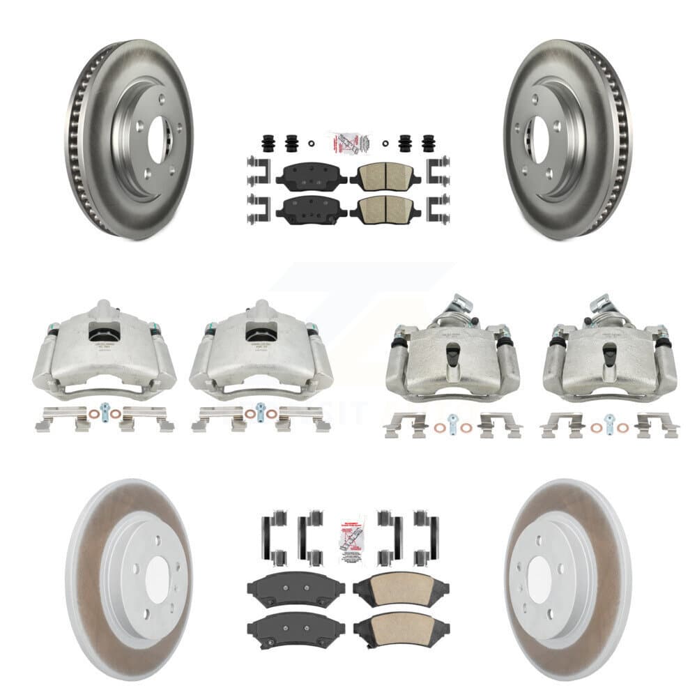 Transit Auto - KCG-101649N - Front and Rear Disc Brake Kits image 1