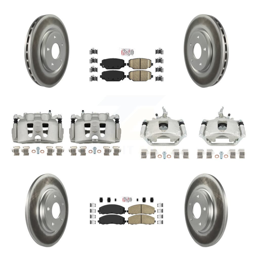 Transit Auto - KCG-101674N - Front and Rear Disc Brake Kits image 1