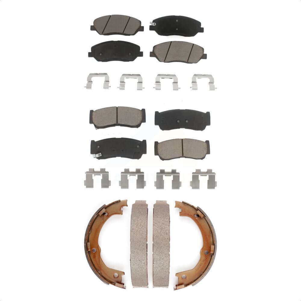 Transit Auto - KCN-100014 - Front and Rear Disc Brake Pad Kits image 1