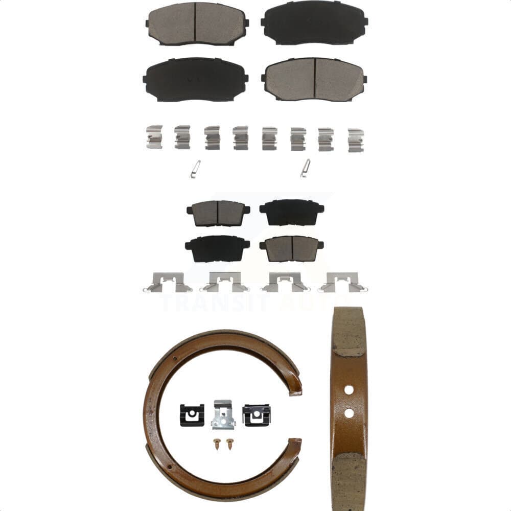 Transit Auto - KCN-100028 - Front and Rear Disc Brake Pad Kits image 1