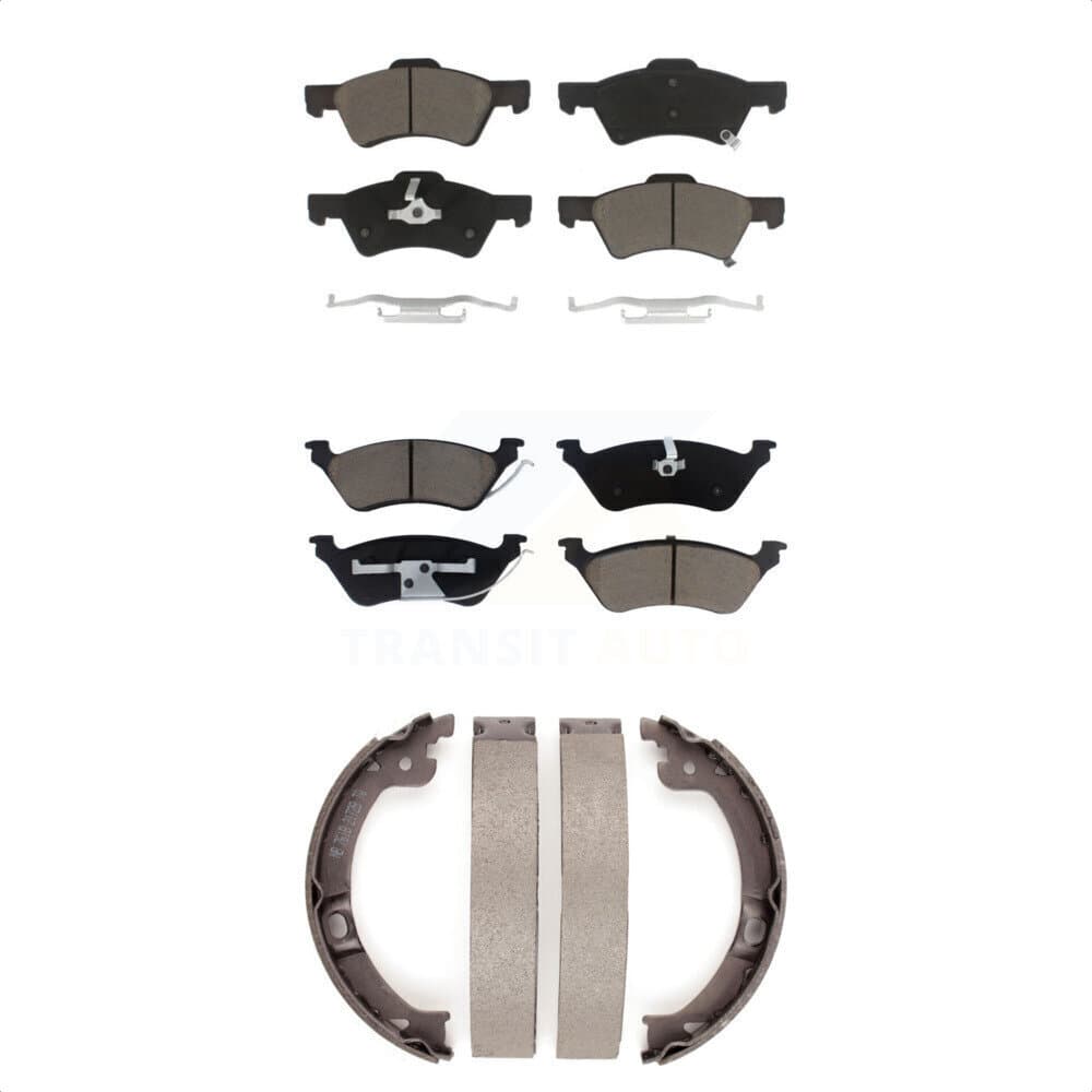 Transit Auto - KCN-100051 - Front and Rear Disc Brake Pad Kits image 1