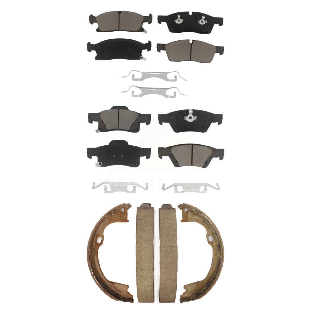 Transit Auto - KCN-100099 - Front and Rear Disc Brake Pad Kits image 1