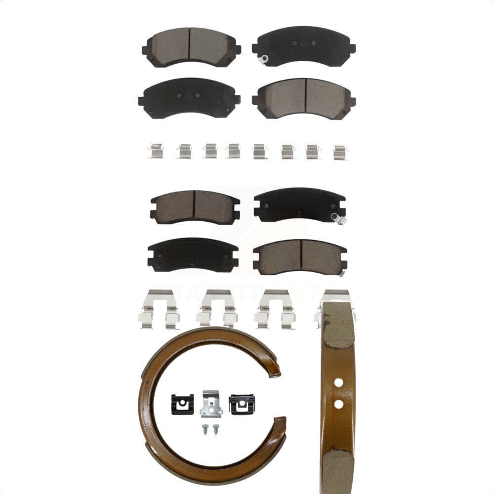 Transit Auto - KCN-100106 - Front and Rear Disc Brake Pad Kits image 1