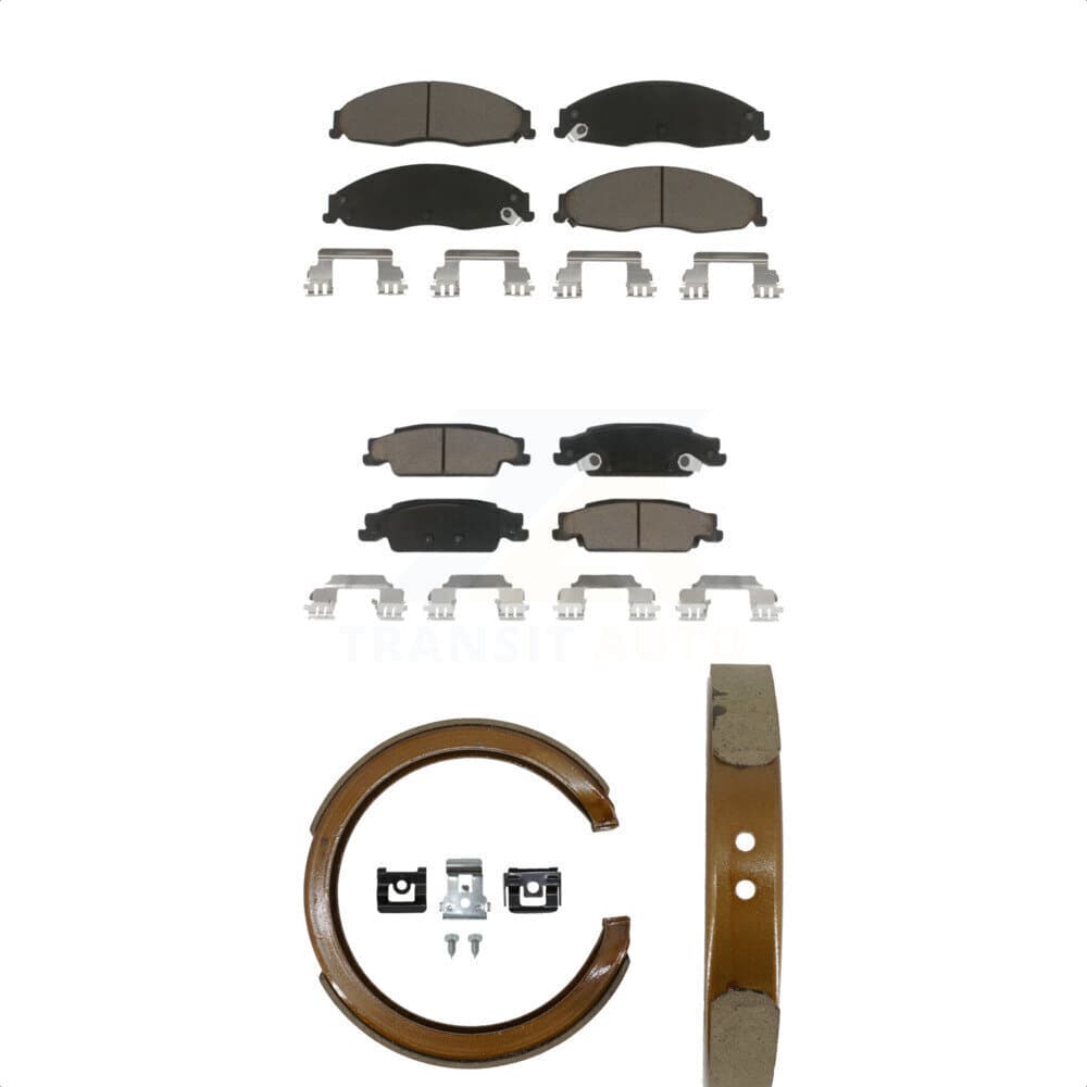 Transit Auto - KCN-100107 - Front and Rear Disc Brake Pad Kits image 1