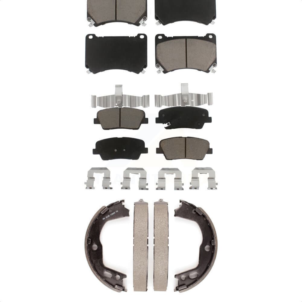Transit Auto - KCN-100118 - Front and Rear Disc Brake Pad Kits image 1