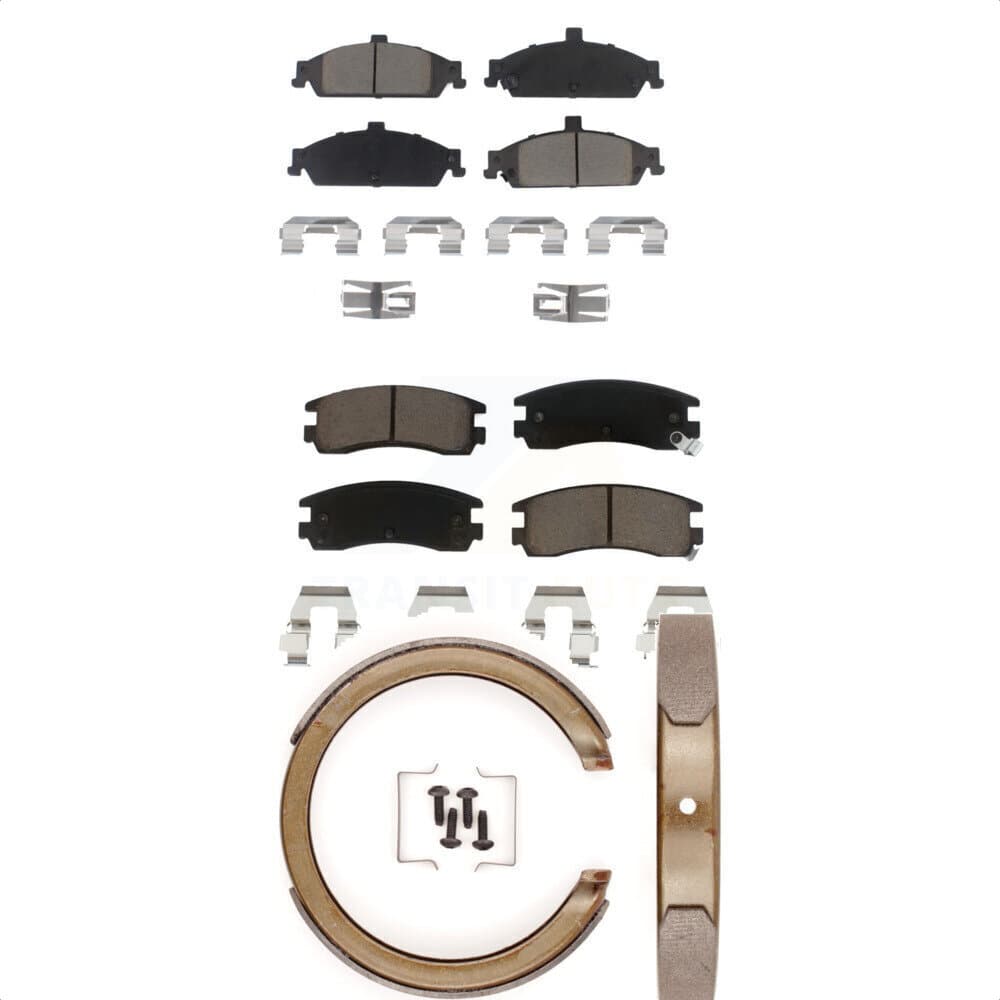 Transit Auto - KCN-100136 - Front and Rear Disc Brake Pad Kits image 1