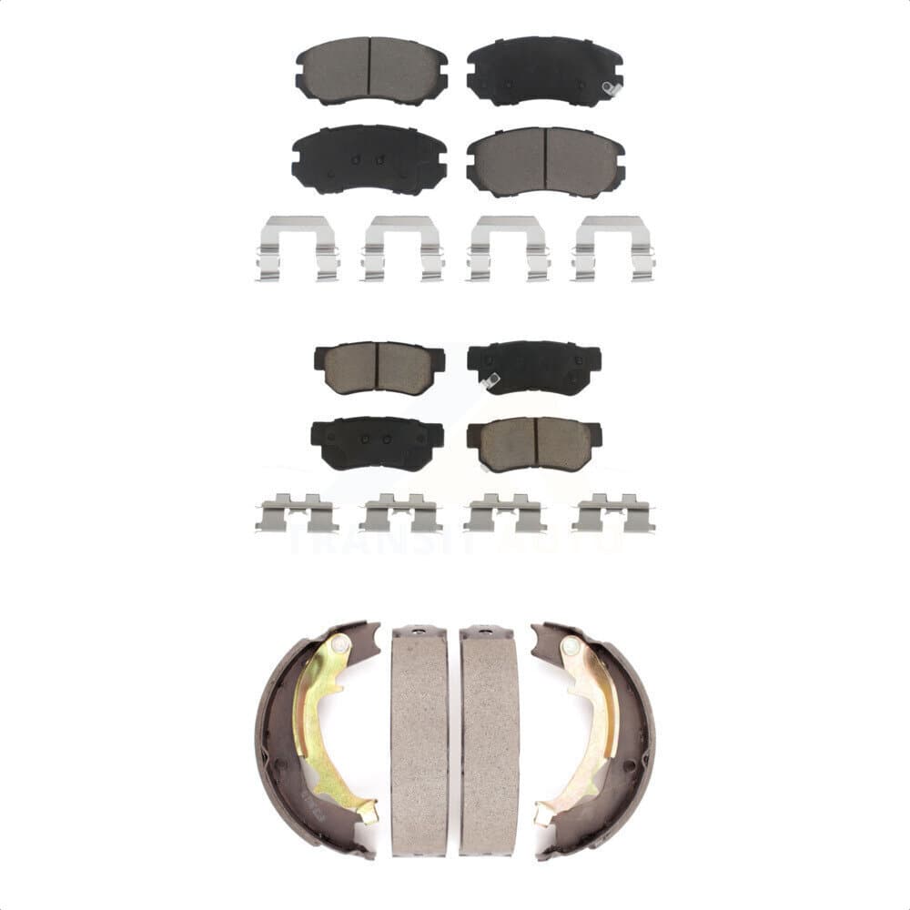 Transit Auto - KCN-100155 - Front and Rear Disc Brake Pad Kits image 1