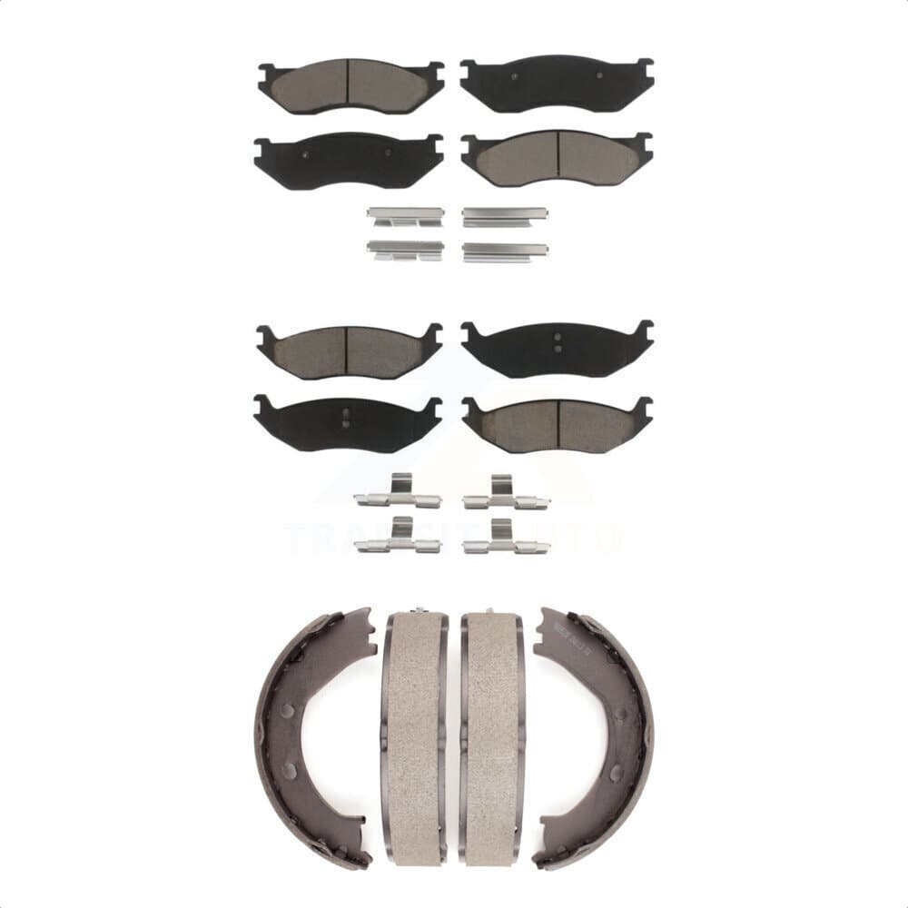 Transit Auto - KCN-100160 - Front and Rear Disc Brake Pad Kits image 1