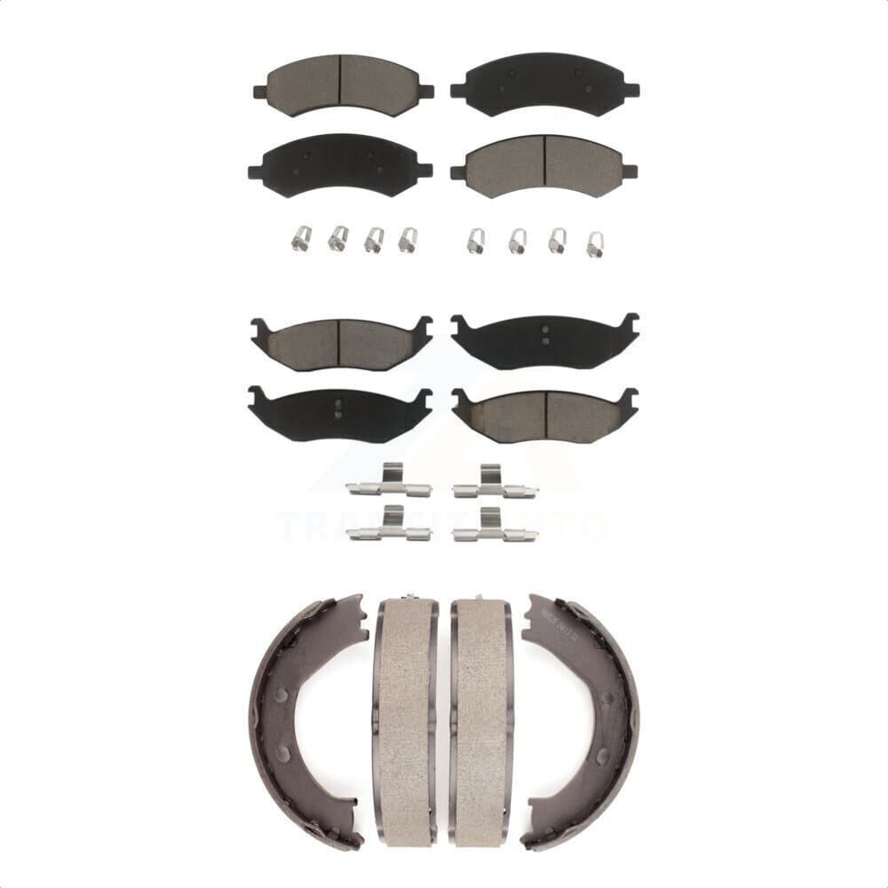 Transit Auto - KCN-100161 - Front and Rear Disc Brake Pad Kits image 1