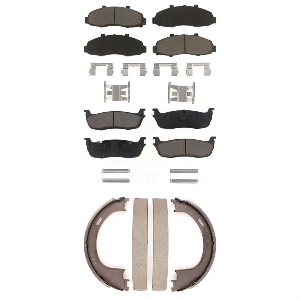 Transit Auto - KCN-100178 - Front and Rear Disc Brake Pad Kits image 1
