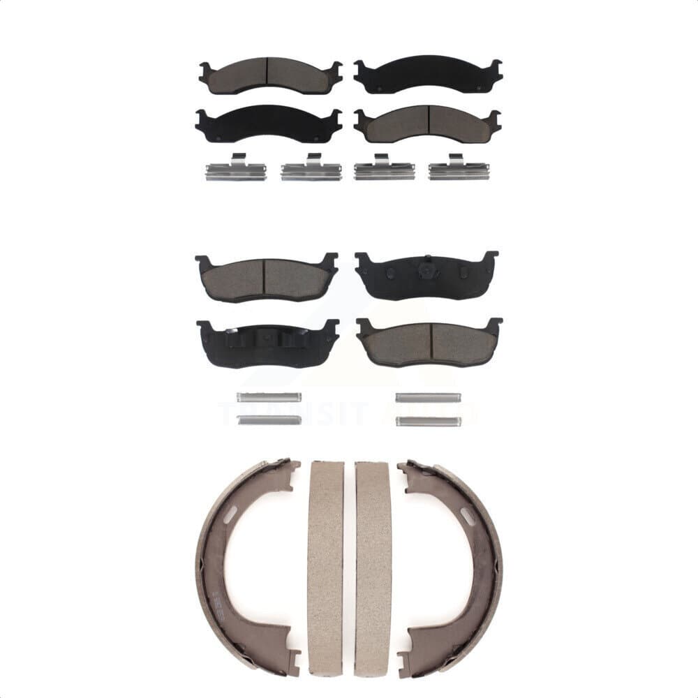 Transit Auto - KCN-100179 - Front and Rear Disc Brake Pad Kits image 1