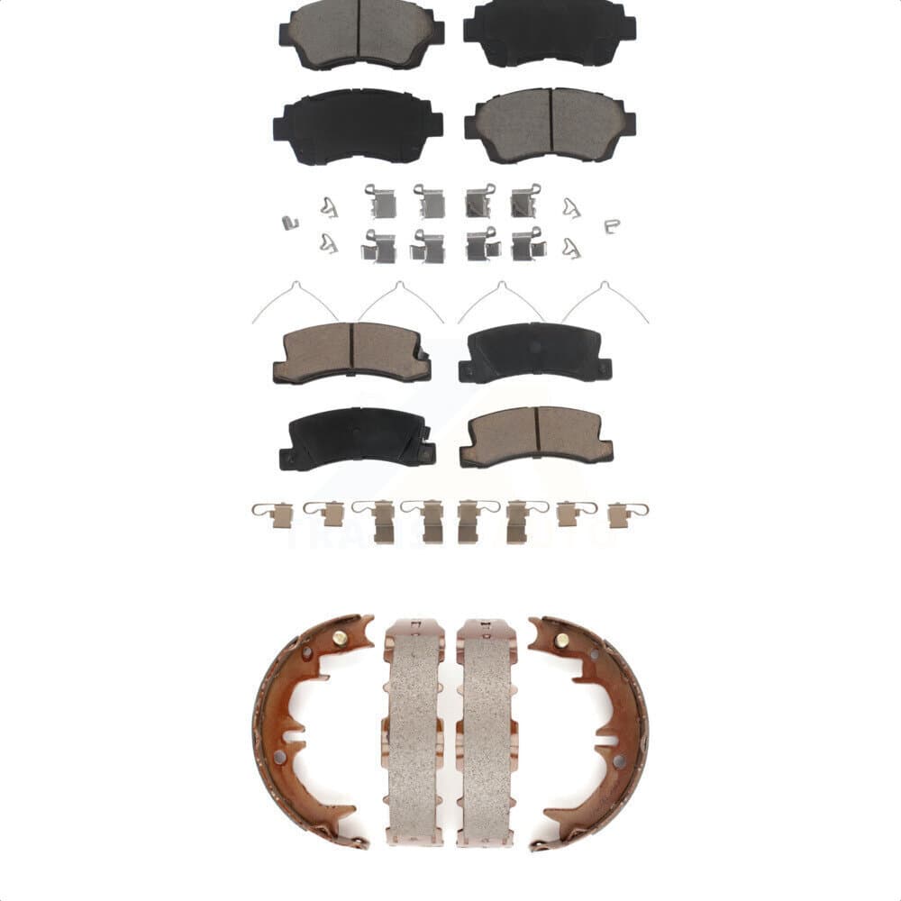 Transit Auto - KCN-100180 - Front and Rear Disc Brake Pad Kits image 1