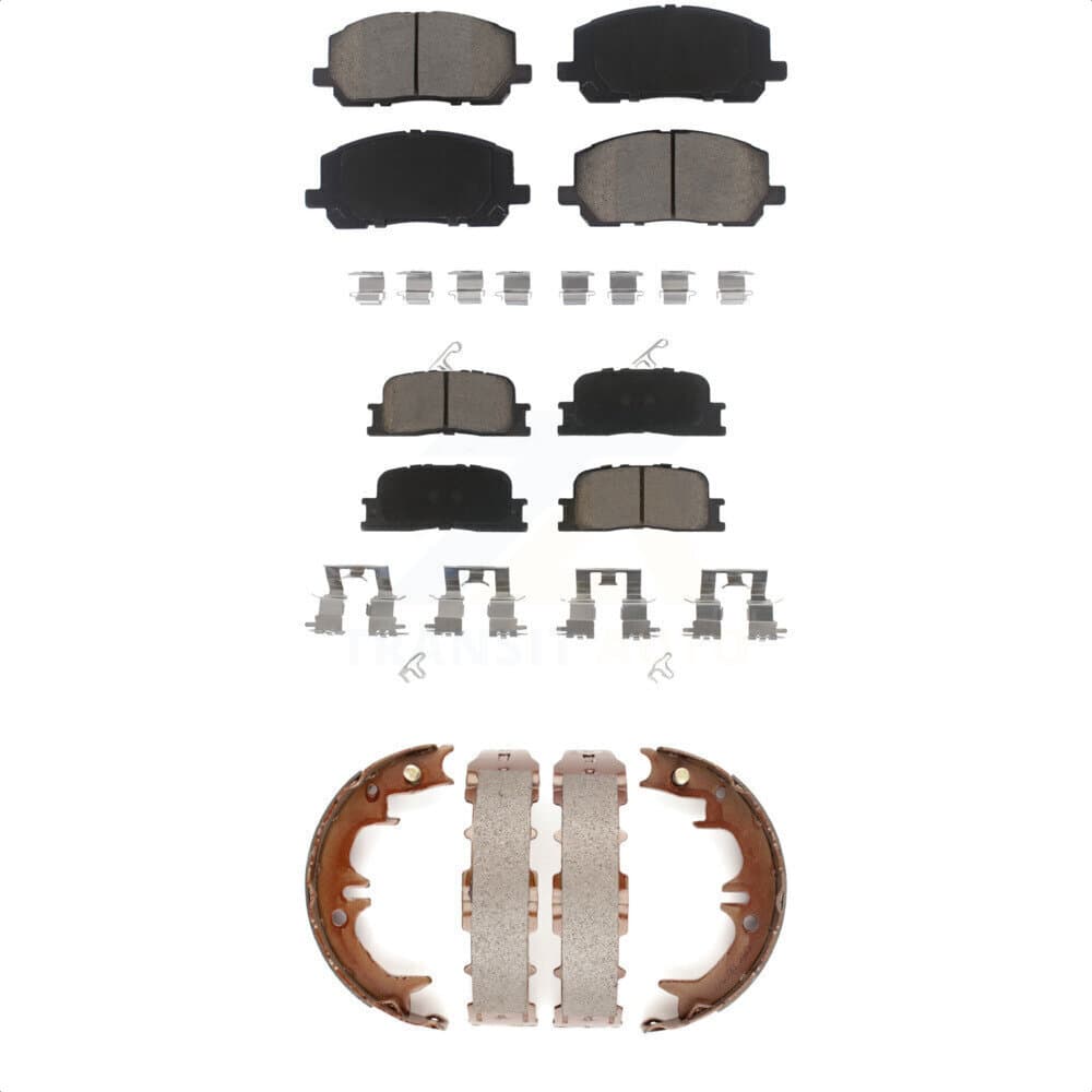 Transit Auto - KCN-100187 - Front and Rear Disc Brake Pad Kits image 1