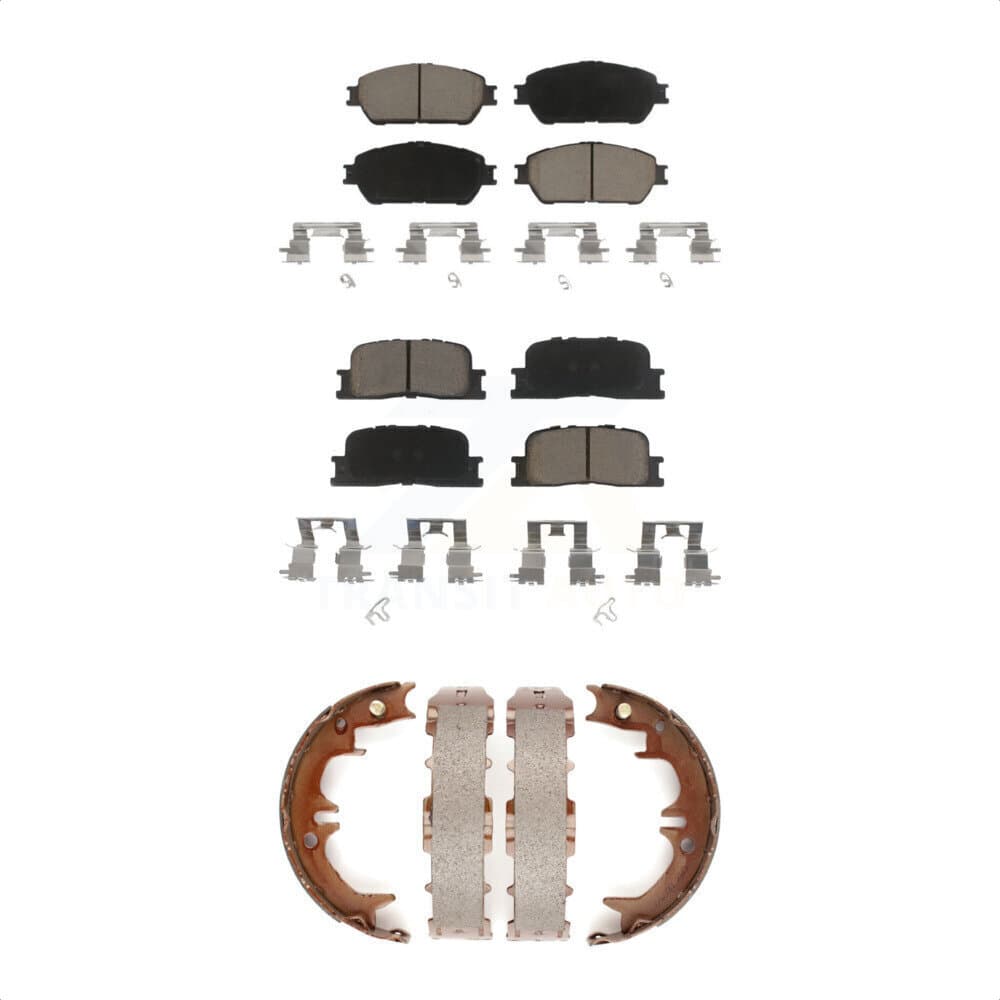 Transit Auto - KCN-100188 - Front and Rear Disc Brake Pad Kits image 1