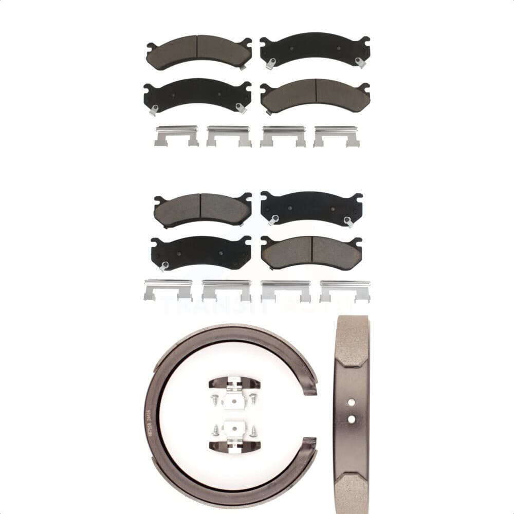 Transit Auto - KCN-100198 - Front and Rear Disc Brake Pad Kits image 1
