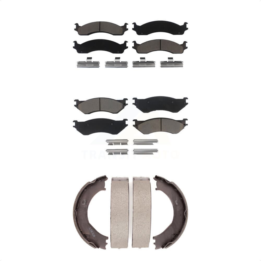 Transit Auto - KCN-100202 - Front and Rear Disc Brake Pad Kits image 1