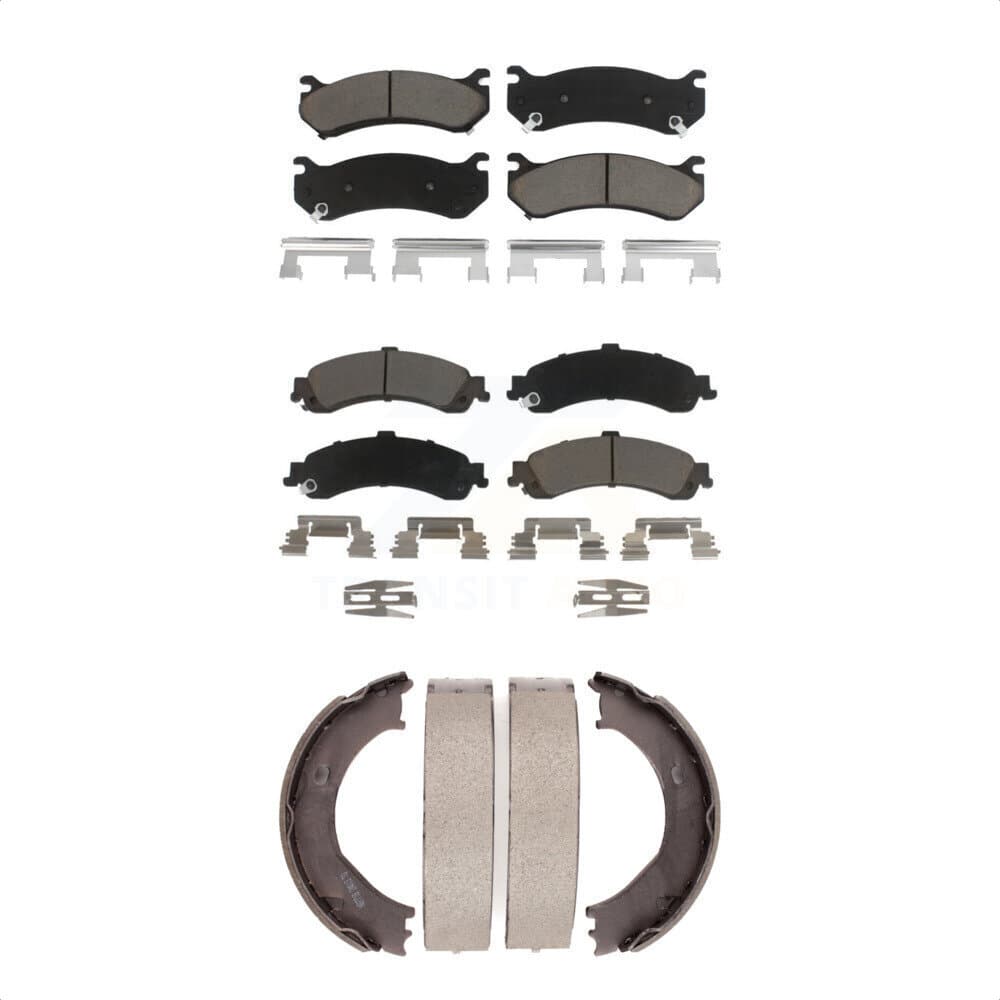 Transit Auto - KCN-100206 - Front and Rear Disc Brake Pad Kits image 1
