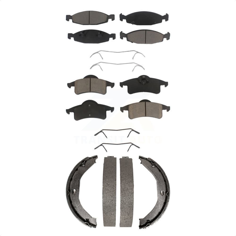 Transit Auto - KCN-100209 - Front and Rear Disc Brake Pad Kits image 1