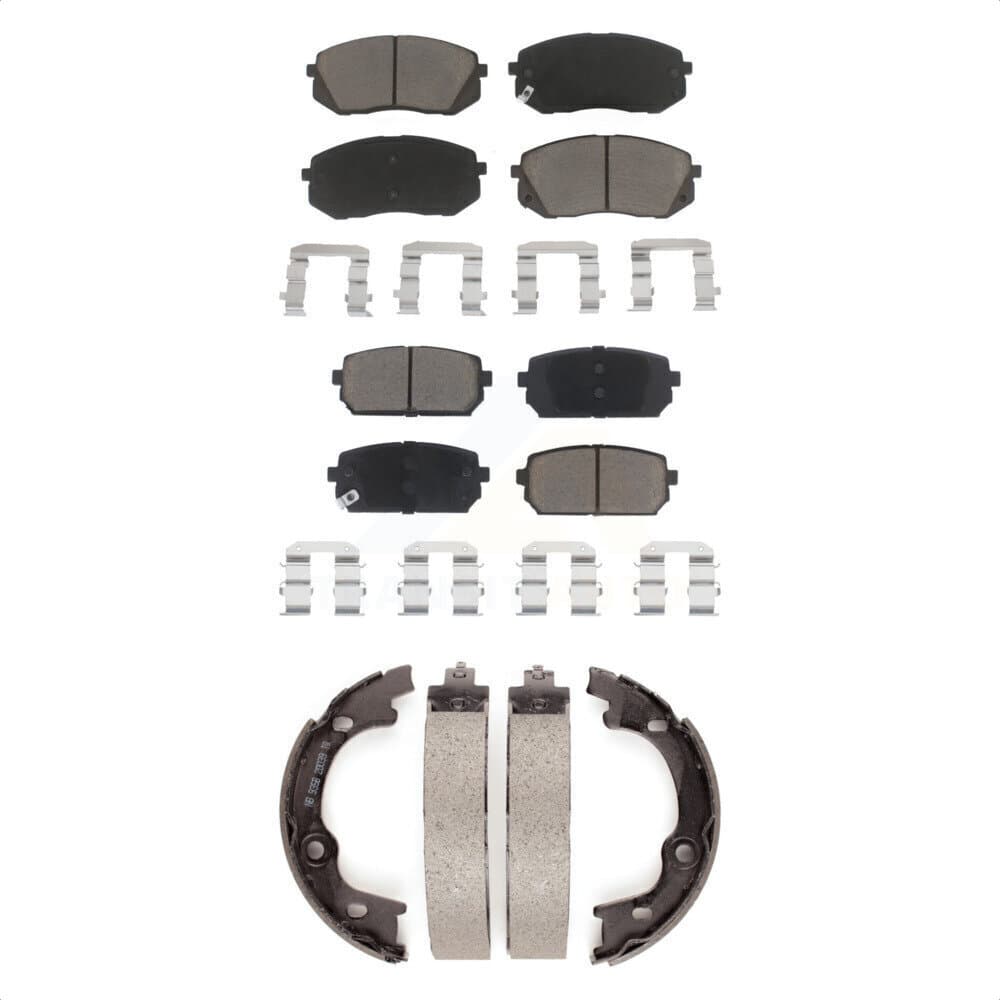 Transit Auto - KCN-100212 - Front and Rear Disc Brake Pad Kits image 1