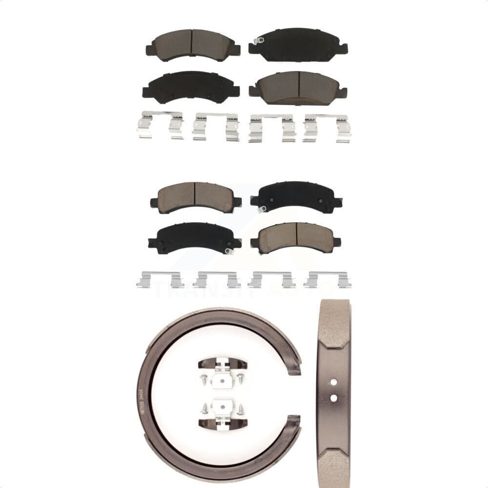 Transit Auto - KCN-100216 - Front and Rear Disc Brake Pad Kits image 1