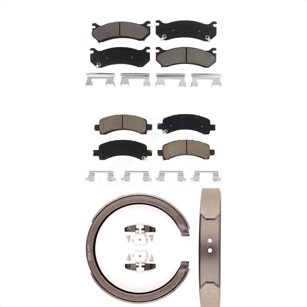 Transit Auto - KCN-100219 - Front and Rear Disc Brake Pad Kits image 1