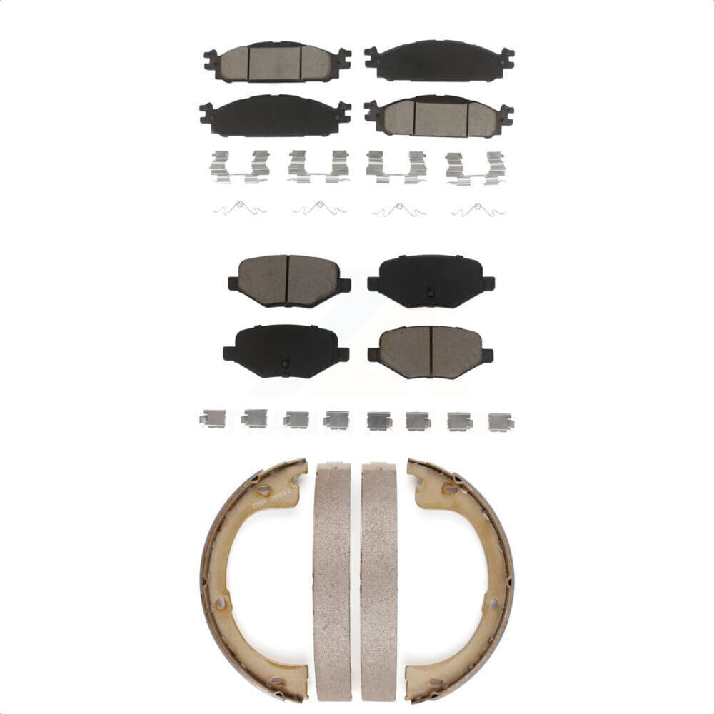 Transit Auto - KCN-100232 - Front and Rear Disc Brake Pad Kits image 1