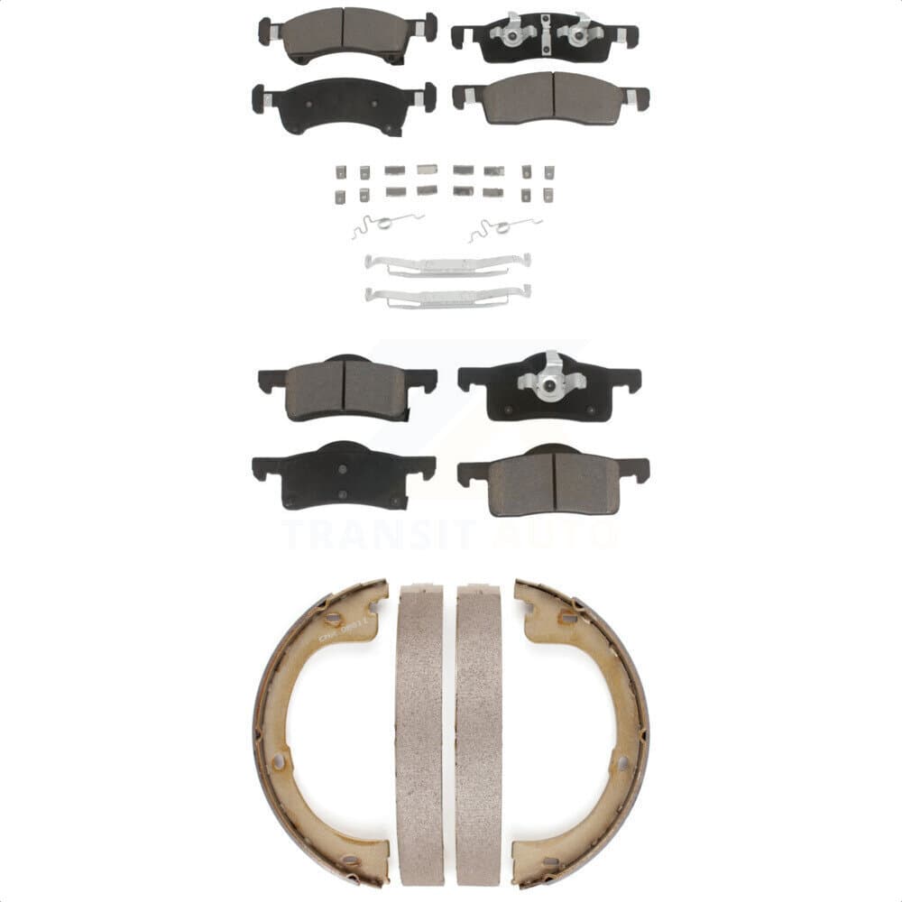Transit Auto - KCN-100233 - Front and Rear Disc Brake Pad Kits image 1