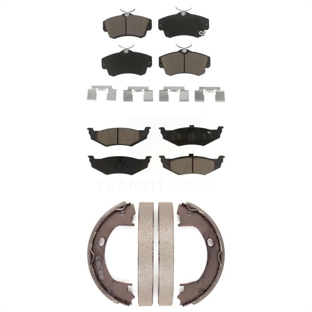 Transit Auto - KCN-100249 - Front and Rear Disc Brake Pad Kits image 1