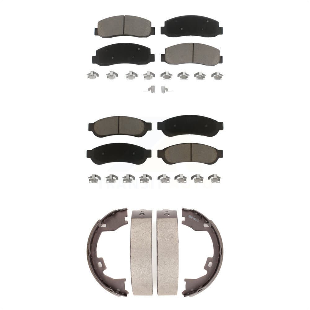 Transit Auto - KCN-100255 - Front and Rear Disc Brake Pad Kits image 1