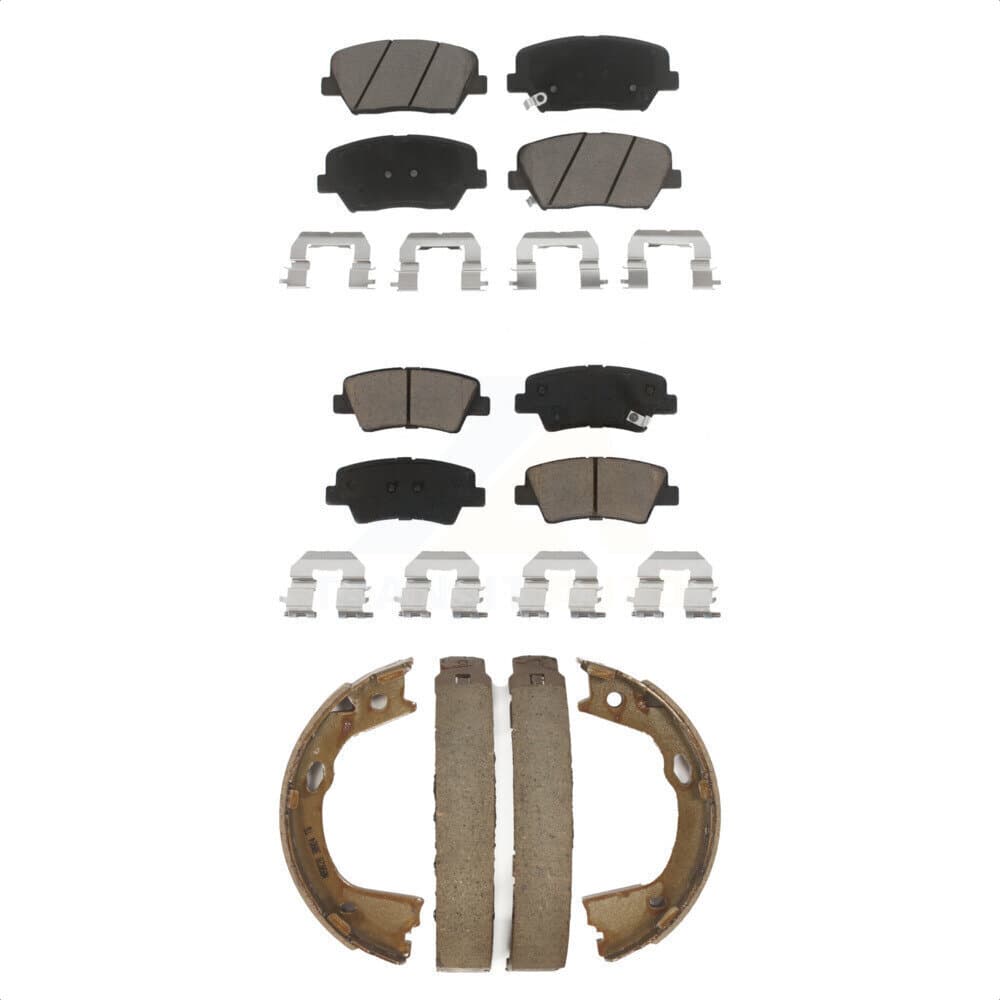 Transit Auto - KCN-100257 - Front and Rear Disc Brake Pad Kits image 1