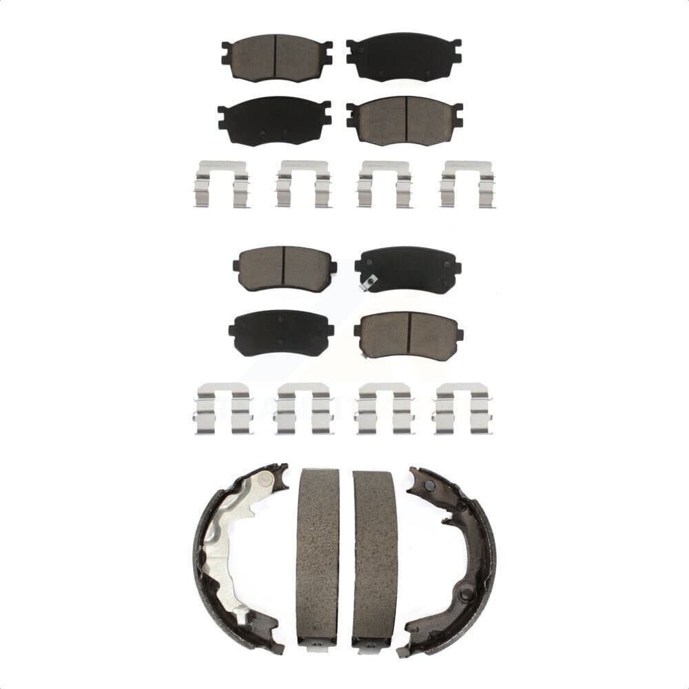 Transit Auto - KCN-100278 - Front and Rear Disc Brake Pad Kits image 1