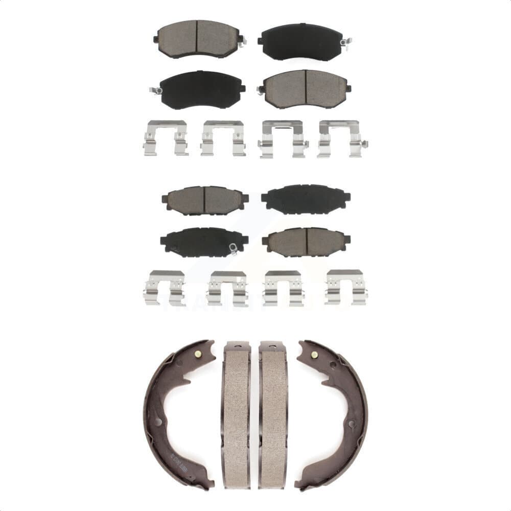 Transit Auto - KCN-100279 - Front and Rear Disc Brake Pad Kits image 1