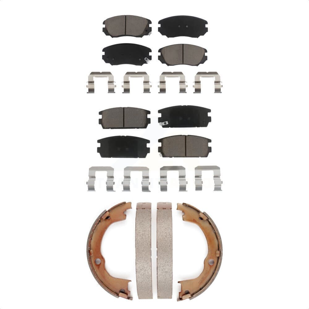 Transit Auto - KCN-100289 - Front and Rear Disc Brake Pad Kits image 1