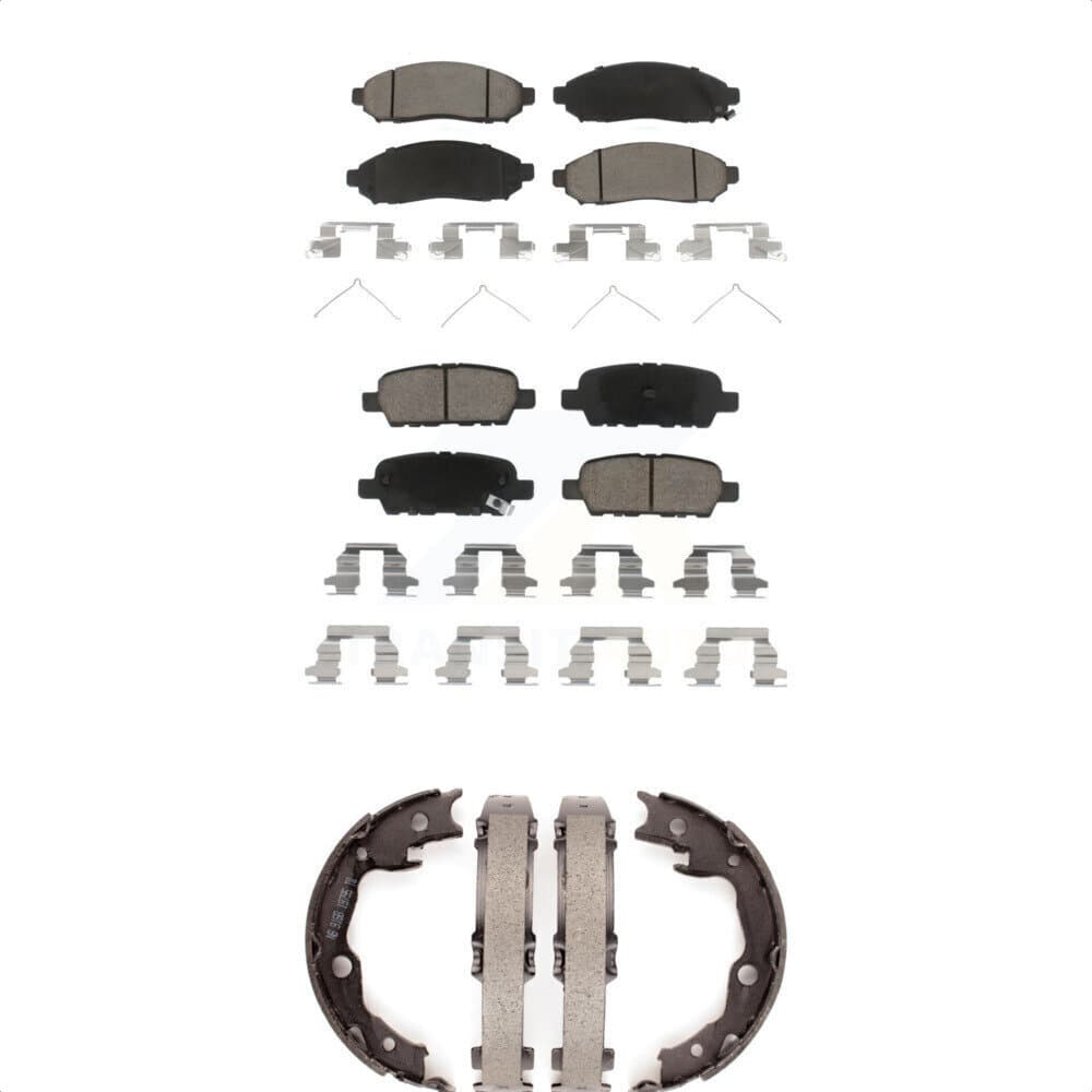 Transit Auto - KCN-100297 - Front and Rear Disc Brake Pad Kits image 1